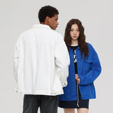 Куртка джинсовая однотонная свободного кроя Simplicity